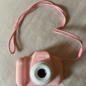 Mini pink digital camera